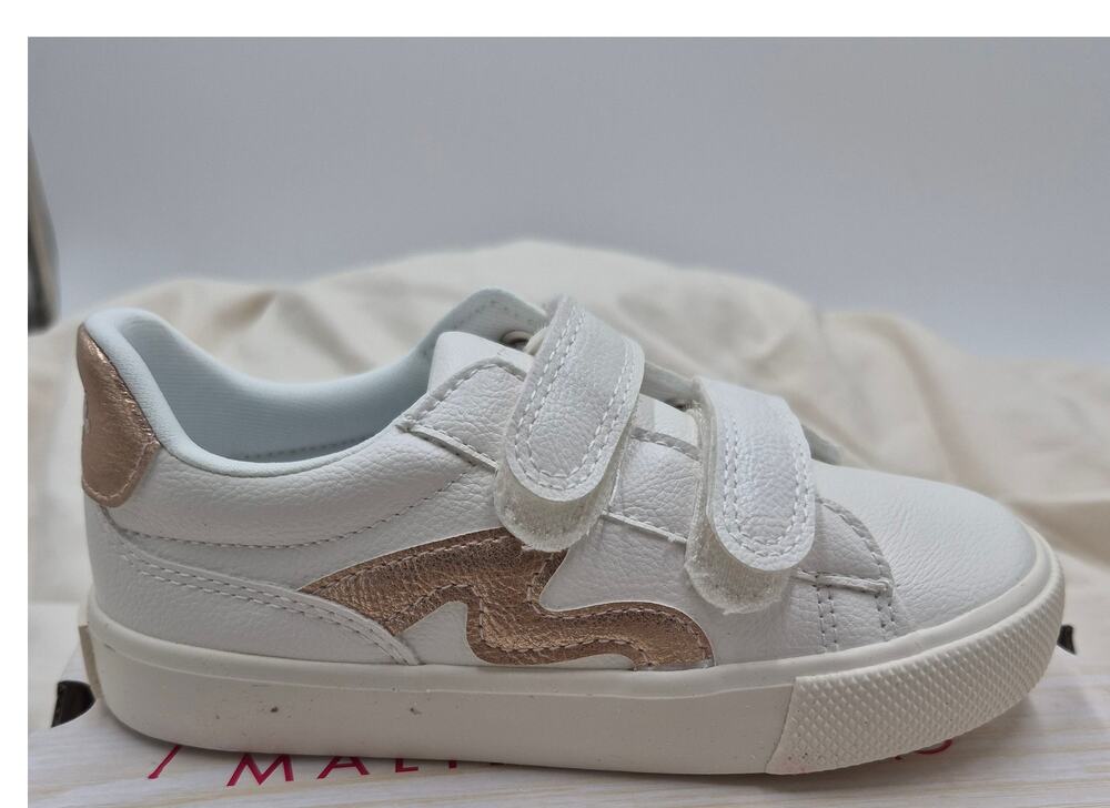 New Blowfish Malibu Vice-B-T sneakers white and rose gold 10 toddler size 10
